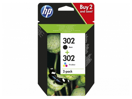 Combo Pack Ink 302BK+CL X4D37AE