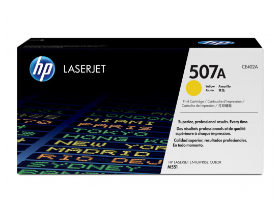 Toner 507A Żółty 6k CE402A