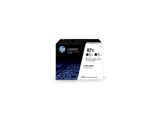 Toner 87X Black 18k Dual Pack CF287XD